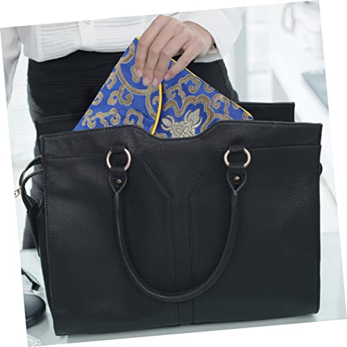 PRETYZOOM 3 Pçs Portátil Flor Seda Bom Portador Impressão Estilo Maquiagem Capas Pano Lápis Bolsas B