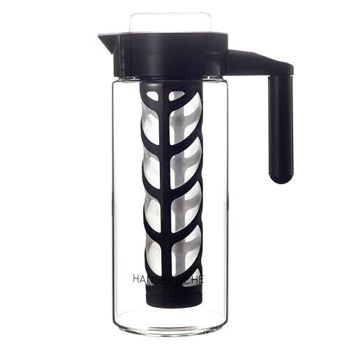 Hanseküche Cafetera de cristal de 1,2 L, con filtro mejorado, edición 2024