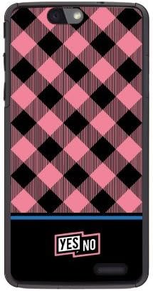 YESNO MVA10J-PCCL-201-N114 Block Check Pink (Clear) / for VAIO Phone VA-10J/MVNO Smartphone (SIM Free Device)