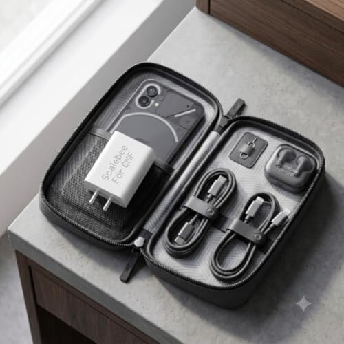 Image of Scalebee CMF Original 33W Type C Quick Power Charger Adapter with Cable | Compatible with CMF by Nothing Phone 4a|4a Pro|3|3a Lite|3a Pro|2a|2a Plus|2|CMF 2 Pro|1