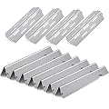 Cozilar Grill Flavorizer Bars Heat Deflectors BBQ Gas Grill Replacement parts for Weber 66041, 66033, 66796, Weber Genesis II E-410, S-410, Genesis II LX E-440, S-440, 17” Stainless Steel Flavor Bars