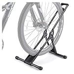 CHEPARK Bike Floor Stand Rack- Indoor Bike Stand for Garage/Home - Bike Storage Bicycle Parking Rack Fit 20”-29” Mountain Road Bikes (1 Bike Rack)