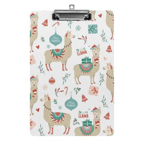Presse-Papiers avec Pince A4 Alpaga Cadeau de Bureau Original