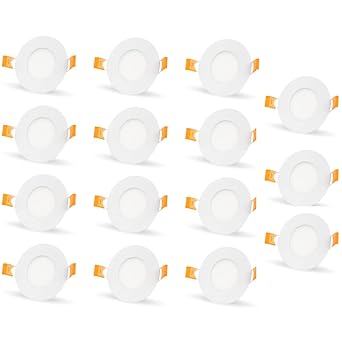 DMAK Multi Traders LED Round False Ceiling Panel Light for POP Color-White (4 Watt, Pack of 15)