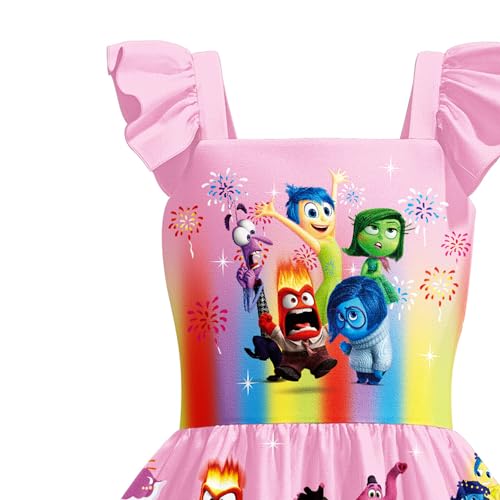 Girls Cartoon Dress Movie 2 Birthday Party Wear Kids Home Casual Outfit 3-10Y3