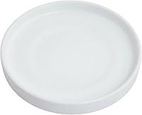 Vista 8 de Platillo de cerámica de 9 pulgadas redondo para maceta de suculentas Bandeja de maceta (Negro mate, 9 pulgadas)