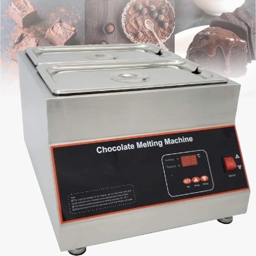Máquina eléctrica para derretir chocolate 500W 2 compartimentos miniatura 1