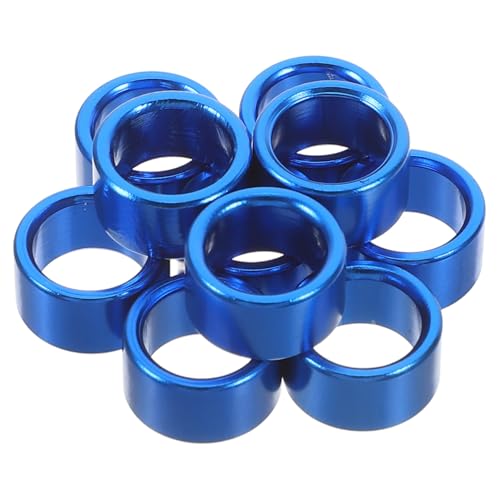 SUPVOX 10pcs Pigeon Leg Identification Bands Aluminum Bird Foot Rings for Pigeons and Comfortable Training Bands