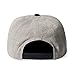 Brixton Unisex Pledge Baseball Cap Grey/Black – with Adjustable Snapback