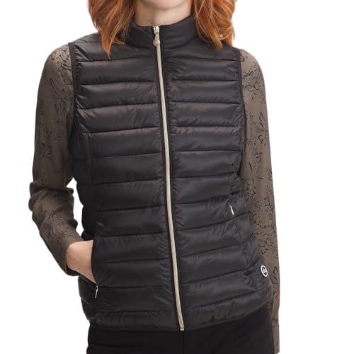 Doudoune sans manche noir femme TBS coupe ajustée et isolation légère taille 38