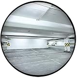 HLWJXS Wide Angle Panoramic Wall-Mounted Traffic Mirror Outdoor Convex Mirror Indoor Spherical Mirro