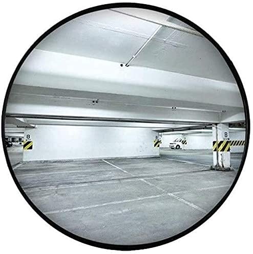 Hlwjxs Wide Angle Panoramic Wall-Mounted Traffic Mirror Outdoor Convex Mirror Indoor Spherical Mirror Waterproof Shatterproof Safety Mirror Parking Lot Turning Mirror/60Cm #TOP5