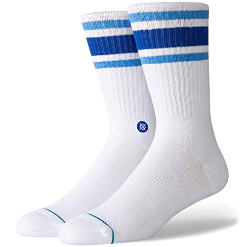 Chaussettes Stance Boyd bleu cobalt anti-frottements en taille M lot de 4 paires durables