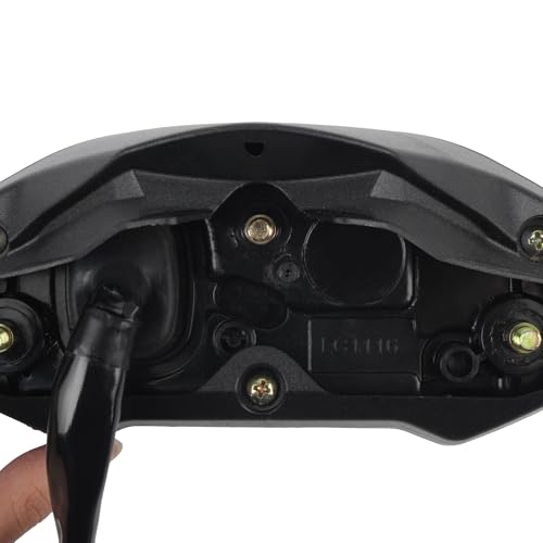 Tachymètre moto LCD avec odomètre complet et voltmètre intégré