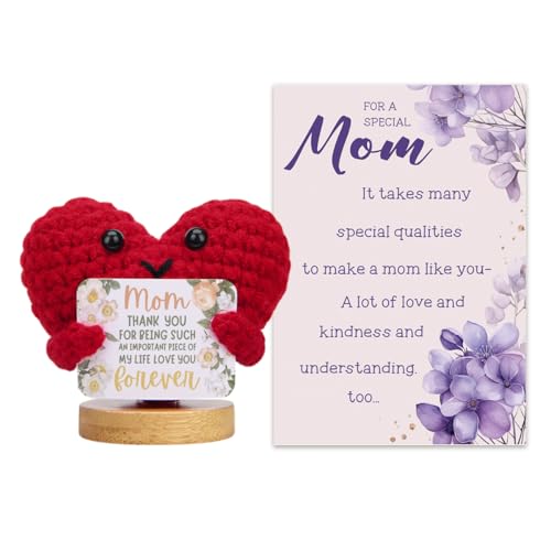 Mothers Day Gifts Best New Mom Gifts Handmade Crochet Cute Mothers Day Gift from Daughter Son Funny...