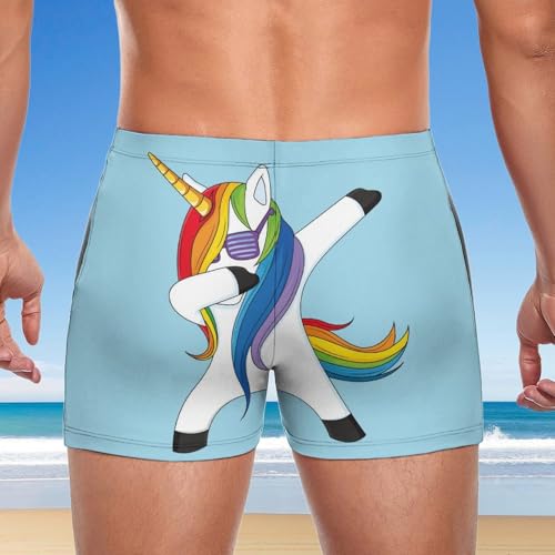 Trunks boxer de bain licorne cool homme extensible et confortable