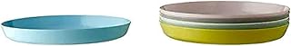 Ikea Plastic Plate - Pack of 6, Multicolour