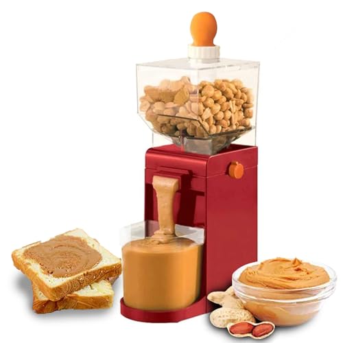 Máquina Eléctrica Para Hacer Mantequilla de Maní, Mini Molinillo de Nueces Para Salsa de Sésamo de Gran Capacidad Para el Hogar, Molinillo Para Máquina de Mantequilla de Cocina Para Cacahuetes, Anacar