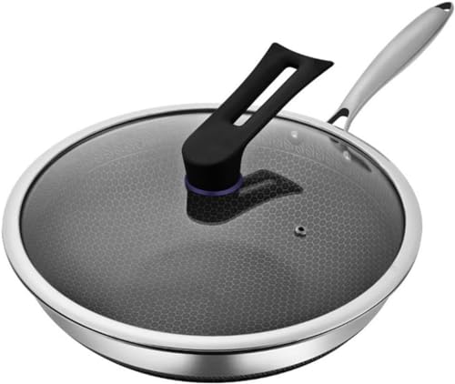 Wok antiadherente con tapa 32 cm miniatura 1