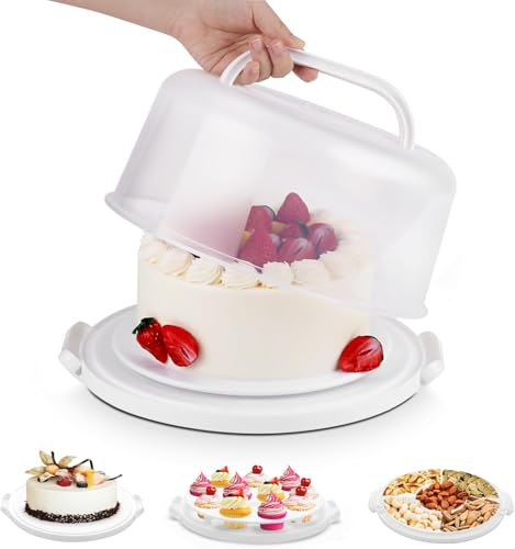 10-inch Cake Carrier with Lid and Handle