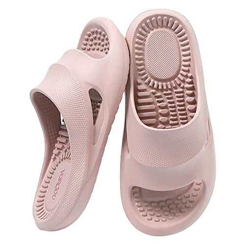 Massage Slippers Women Men Sandals Open Toe Shower Shoes Summer House Slippers for Bath Plantar Fasciitis Slides Ladies Girls Gym Non Slip Indoor