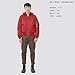 Alpha Industries Men's Bomber MA-1 Hooded Flight Jacket (XS, Red with Olive Lining)
