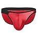KAREN SPACE Sexy Underwear for Men Athletic Underwear Mens Boxer Briefs Fashion Breathable,1918XSJ-Red,Small
