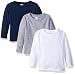 Clementine Little Girls' Long-Sleeve Basic T-Shirt Three-Pack