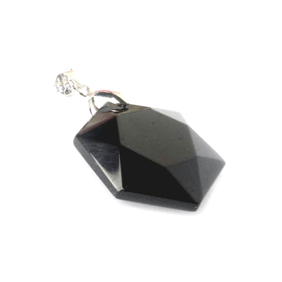 Black Tourmaline David Star Charm Shaped Crystal Pendant For Men And Women-image-9