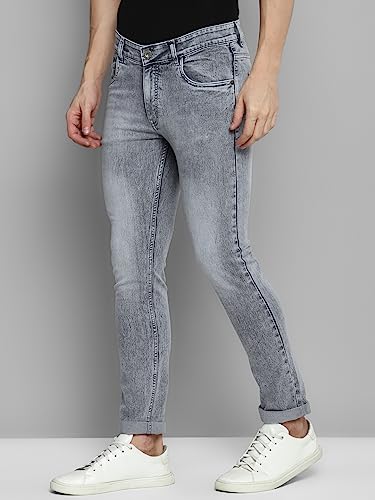 Image of Allen Cooper Slimmy Comfortable Mid Rise Denim Jeans for Men