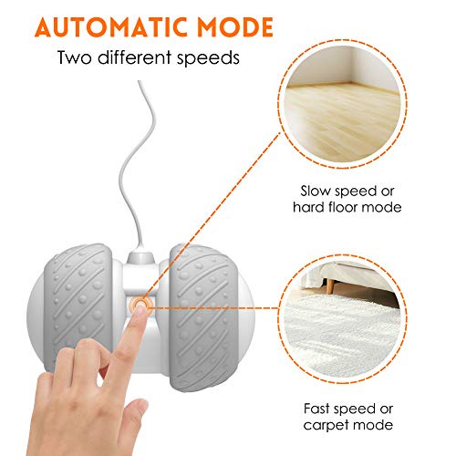 image for MalsiPree Remote Control Interactive Cat Toys for Indoor Cats, 2 Speed