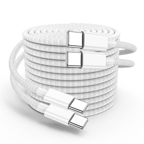 iPhone USB C Charger Cable 3m, Long USB C to Type C Lead Fast Charging, 60W Braided Charge Cord for Apple iPhone 17 Pro Max/17 Air16e/16 Plus/15 Pro Max, iPad Pro 12.9/11 inch/Mini/Air 5/4th, MacBook