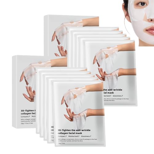 Mascarilla de colágeno profundo Prandest, mascarilla de colágeno biológico Prandest, mascarilla facial Prandest, mascarilla facial de colágeno biológico, mascarilla reafirmante antiarrugas de colágeno