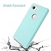 Fingic Google Pixel 3a XL Case, Pixel 3a XL Case, Slim Soft TPU Hybrid Hard PC Shock Absorption Dual Layer Anti Scratch Shockproof Protective Phone Case for Google 3a XL 6 inch (2019), Mint Green
