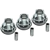 Callume 3x Kolben +0.50mm Kompatibel mit Citroën C3 II SC 1.0 VTi