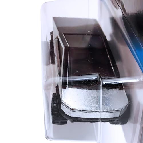 Image of Hot Wheels 1:64 Scale Tesla Cybertruck HW Rolling Metal for Ages 3 and Up by Small CLAP (Silver)