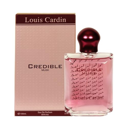 Louis Cardin Credible Musk - Fresh, Woody, Musky, & Fruity Fragrance for Men.