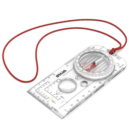 EXPEDITION 4 – Scale 1:25k 1:40k 1:50k mm & inches – Navigation compass for advanced users and rescue professionals – Rotatable compass housing – Compass hiking