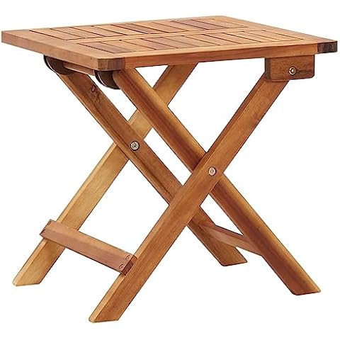 vidaXL Solid Acacia Wood Folding Coffee Table Cover