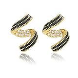 zlw-shop Pendientes para mujer, simples, femeninos, pequeños y exquisitos, temperamento de alta gama, aretes pequeños para mujer, aretes de moda