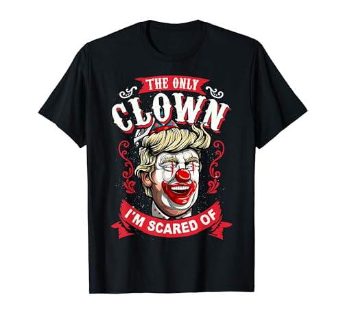 Anti Donald Trump T shirt Funny Clown Resist Men Women Tees T-Shirt