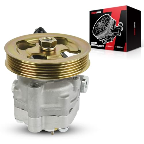 Torchbeam Power Steering Pump Compatible with Forester 2009-2013 Impreza 2008-2014 Outback 2005-2009, Car Power Steering Replacement Parts for OEM 21-5196, Steering Pump Assist with Pulley