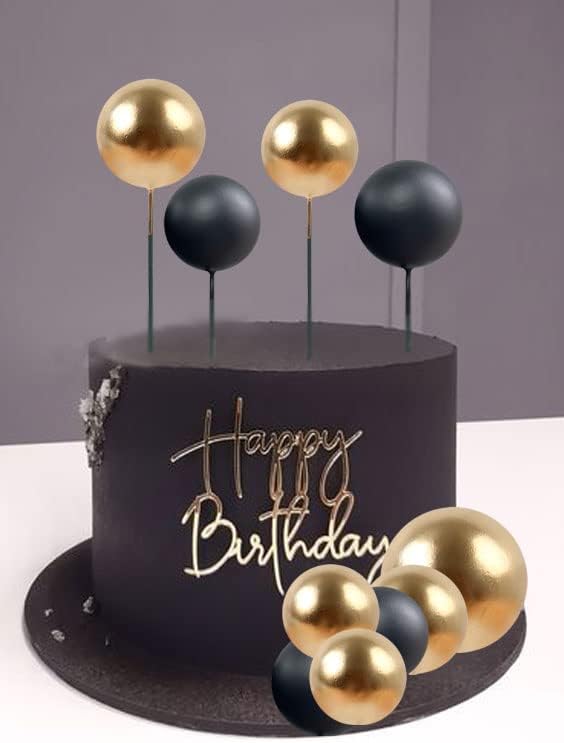 Miniatura 5 de Paquete de 36 adornos para cupcakes, bolas de perlas, palillos para tartas, decoración de tartas, bola de espuma, púas de cupcakes, mini globo para