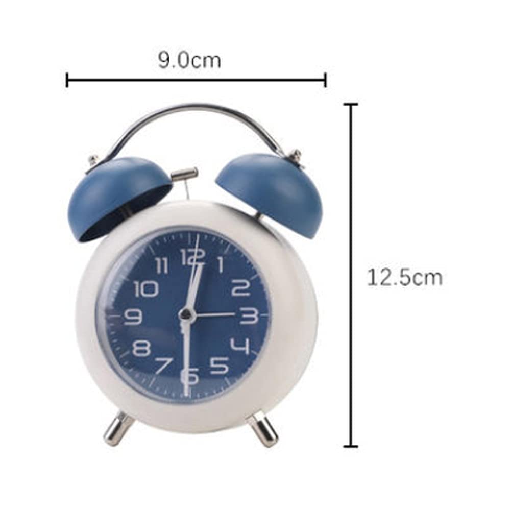 Reloj despertador digital pequeño para estudiantes, silencioso, para niños, alarma luminosa con alto volumen y timbre personalizado