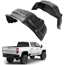 Rear Wheel Liner Guard Compatible with 2020-2026 Chevrolet Chevy Silverado 2500HD 3500 HD Wheel Well Cover Liner Driver & Passenger Side