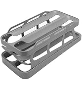 Egg Dispenser 1 Set Durable Plastic 2 Tier Egg Dispenser Egg Holder Space Saving Rolling Eggs Dis...