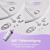Verbesserte Version des KUNPHY-Ultraschallreiniger Konzentrat, professionelles Brillenreiniger, geeignet für alle Ultraschallreiniger, Schmuckreiniger geeignet für Brillen, Schmuck, Silber, 250 ML – Ansicht 5