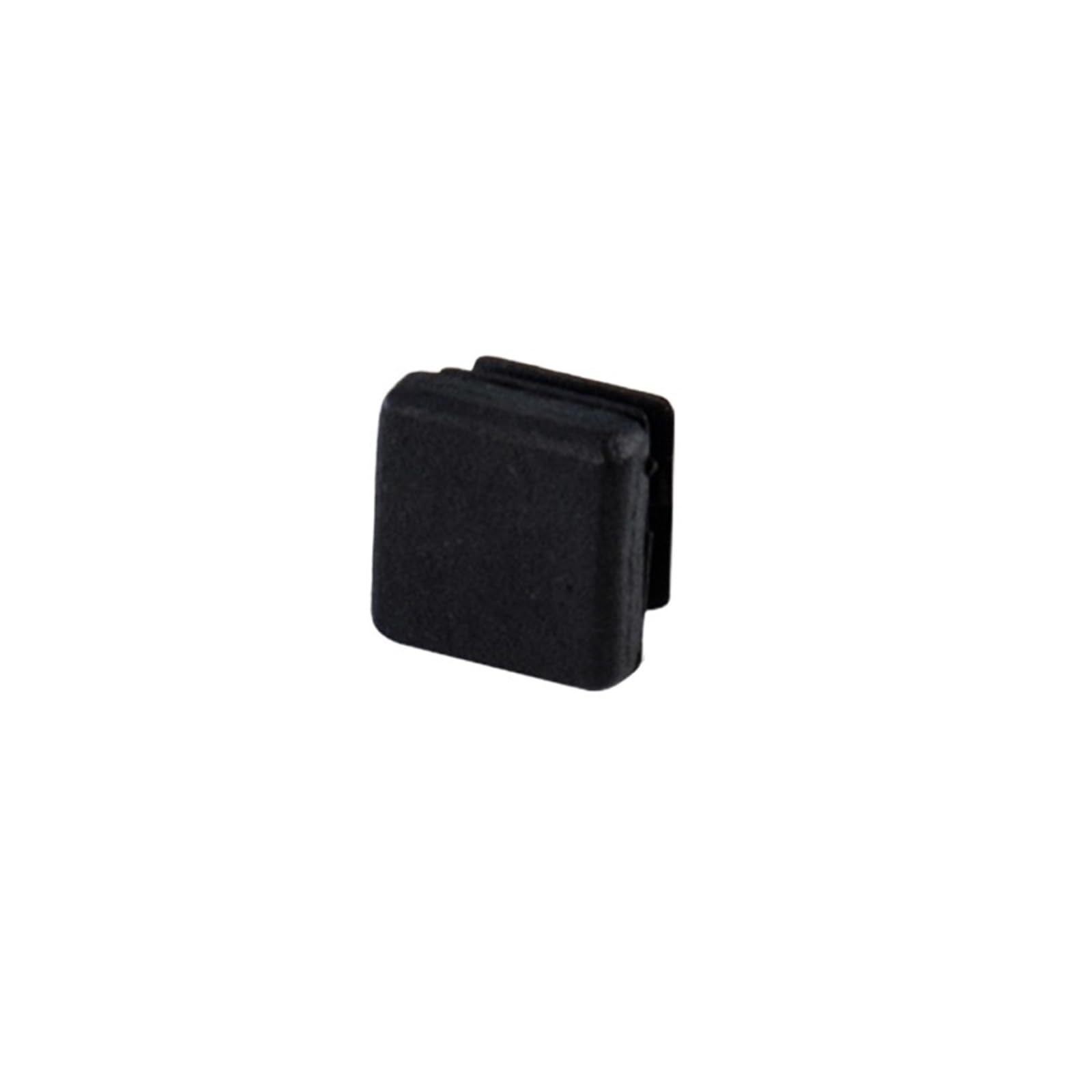 20PC Black Ssquare/Rectangle Plastic Blanking End Cap Tube Pipe Inserts Plug Bung Insert Stopper For Chair Leg Tapon Tubo For Pipe(10x10mm)