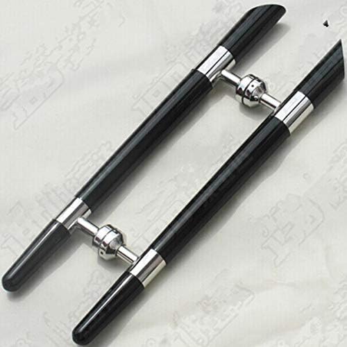 Southst 550mm Black Crystal Glass Big Gate Door Handles Silver Big Gate Door Handles Pulls Bathroom Door Pulls