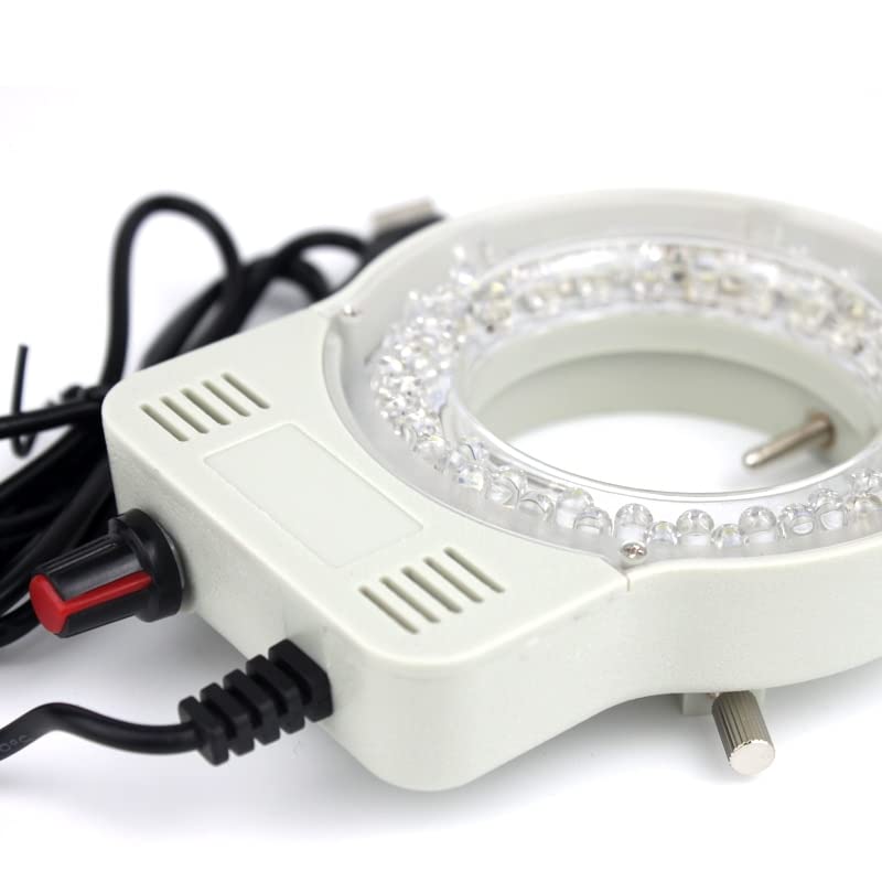 Lames de microscope et éclairage annulaire USB LED pour caméra et loupe - 5